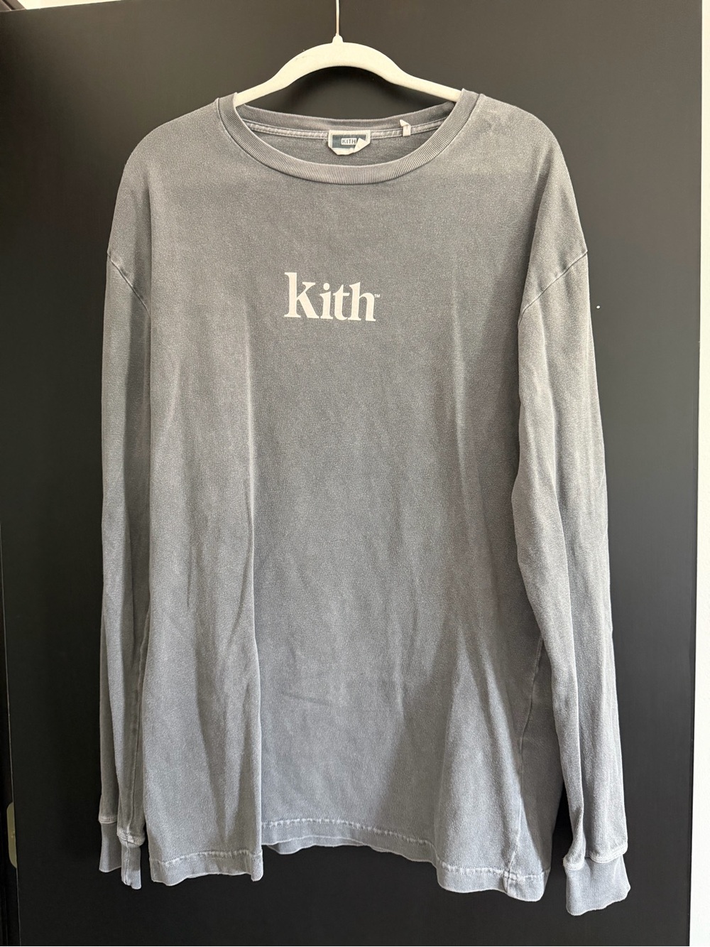 Kith Heather Gray Long Sleeve Tee